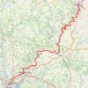 Trace GPS Lorient-Pontivy, itinéraire, parcours