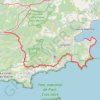 Trace GPS Pignans Saint Tropez, itinéraire, parcours