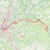 Trace GPS Limoges Saint Léonard, itinéraire, parcours
