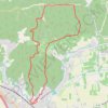 Trace GPS Piolenc et le massif d'Uchaux, itinéraire, parcours