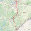 Trace GPS Brockville - Ottawa, itinéraire, parcours