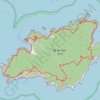 Trace GPS Tour de l'Île de Port Cros, itinéraire, parcours