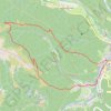 Trace GPS Saint-Gervais - Compeyre par la Serre de More, itinéraire, parcours