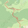 Trace GPS Pic de Paloumère ou de l'Aube, itinéraire, parcours