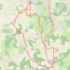 Trace GPS Rando Saint-Antoine-de-Ficalba, itinéraire, parcours