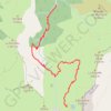 Trace GPS Le lac du Charvin, itinéraire, parcours