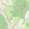 Trace GPS PIED_SEYNE-10-embouin-et-le-pic-de-savernes 19,5 km 1700 m d+, itinéraire, parcours