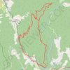 Trace GPS Grès d'Annot, itinéraire, parcours