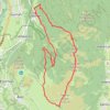 Trace GPS Crêtes de la Serre d'Azet, Tuc de Labatiadère depuis Grailhen, itinéraire, parcours