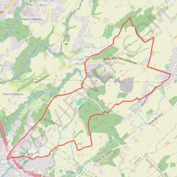 Trace GPS 264_belmont, itinéraire, parcours