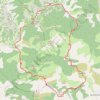 Trace GPS Col des Garcins, itinéraire, parcours
