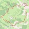 Trace GPS Dôme de Barrot et Tête de Pibossan de La Croix-sur-Roudoule, itinéraire, parcours
