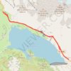 Trace GPS E7b Val Cenis Lac du MontCenis Option B, itinéraire, parcours