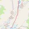Trace GPS Glacier de l'étendard, itinéraire, parcours